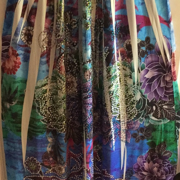 NWOT, S-Twelve, Maxie Hawaii Halter Dress, Size S - Picture 3 of 7